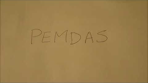 Khan Academy PEMDAS video