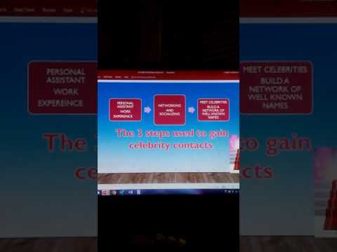 Como se tornar um assistente pessoal da celebridade