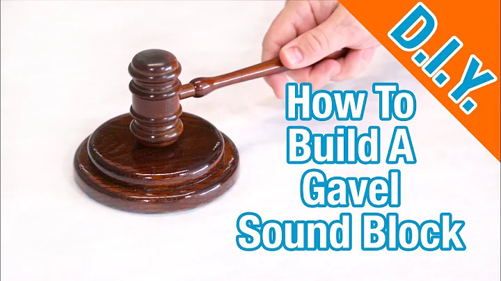 How To Build A Sounding Block For A Gavel