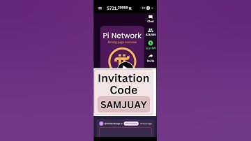 Samjuay| Pi Network Coin | Invitation Code | Free Pi coin |  #ai #aiart #visual