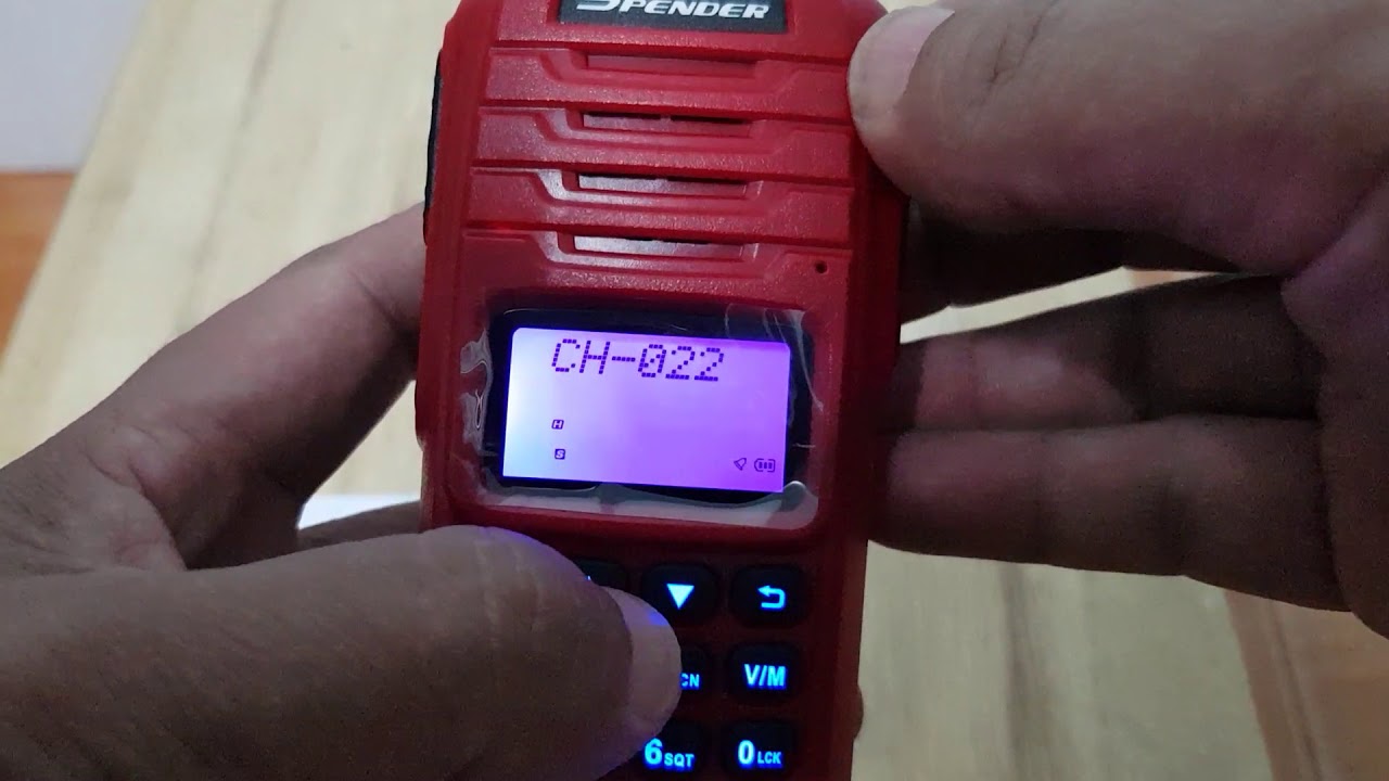 วิธีเปลี่ยนความถี่ให้เป็น ch Spender tc245HW