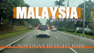 Calm Driving in Kuala Lumpur 🌧️ | Light Rain, Grey Skies & Relaxing Road Ambience screenshot 2