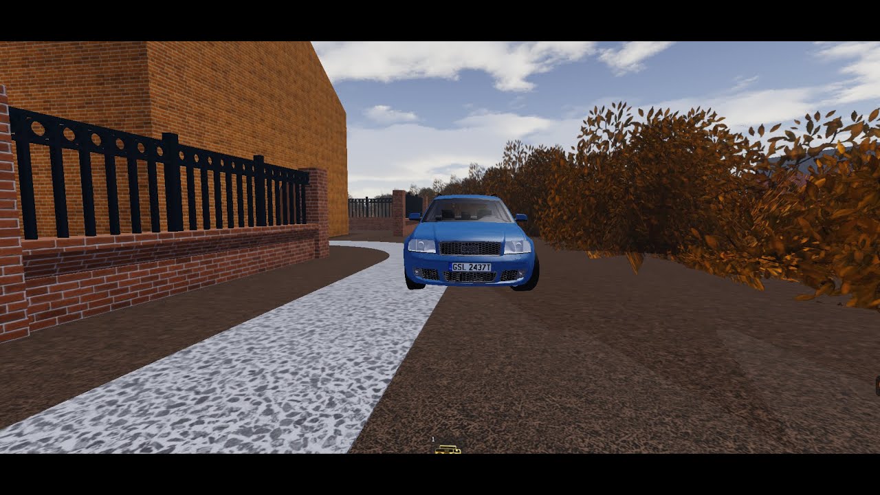 Jazda bez hamowaniea w PCD AUDI |  Polish Car Driving | Roblox.