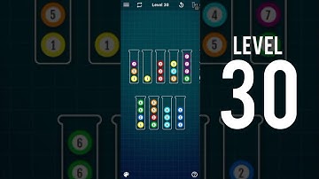 Ball Sort Puzzle Level 30 Gameplay