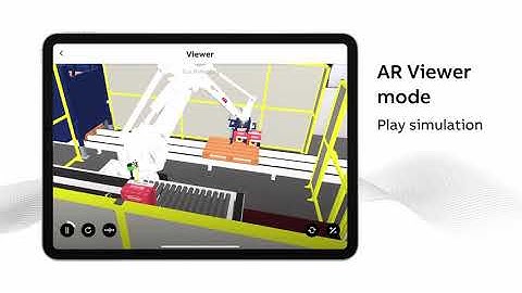 View RobotStudio simulation in Augmented reality using smartphone