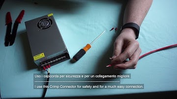 Tevo Tarantula Assembly - Step 22 - Wire the power supply