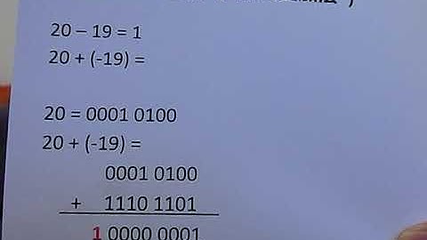 DSE ICT 系列 : 二補碼運算