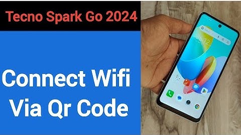 How to connect WiFi via QR code, Tecno Spark go 2024 me Bina password ke Wi Fi connect kaise karen