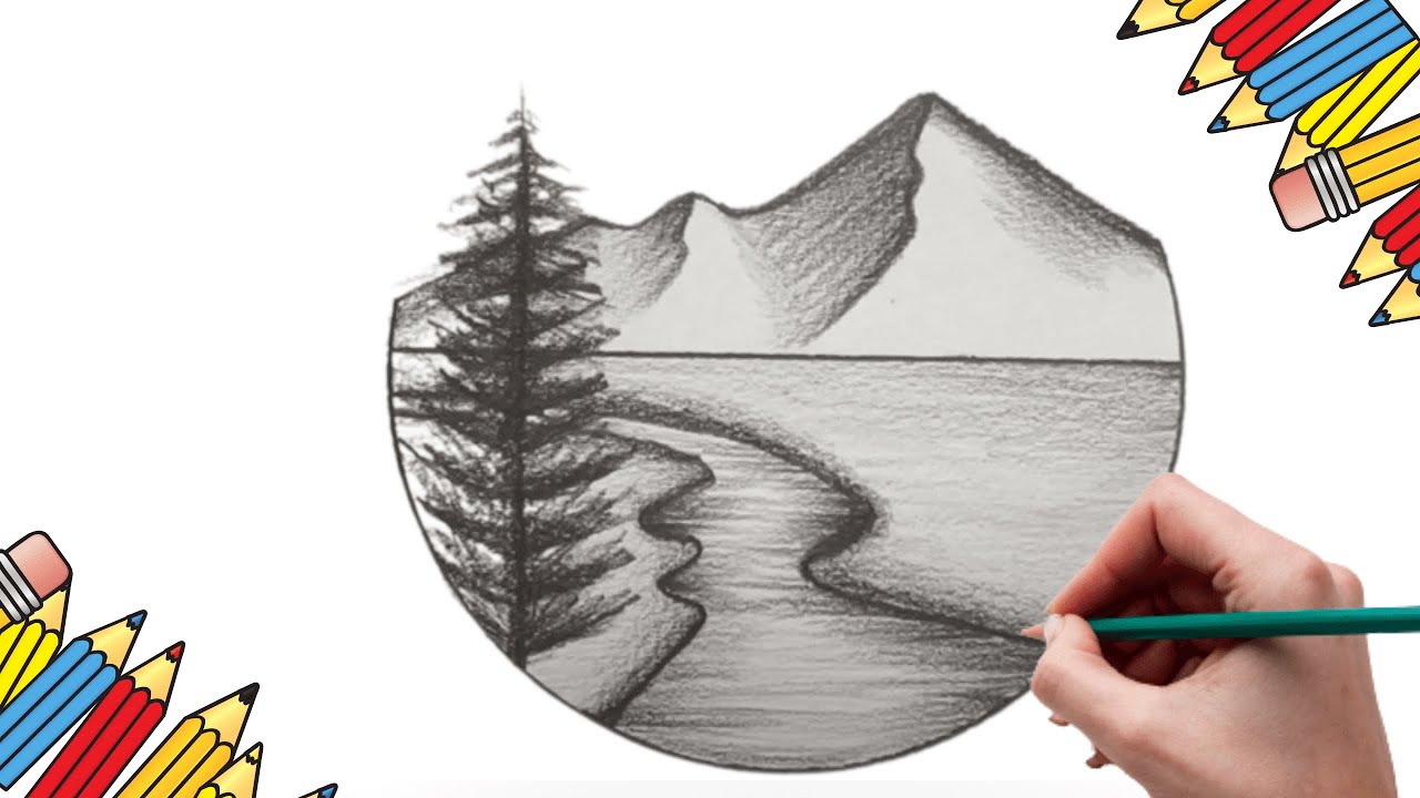 Desenhos Faceis Da Natureza Passo A Passo
