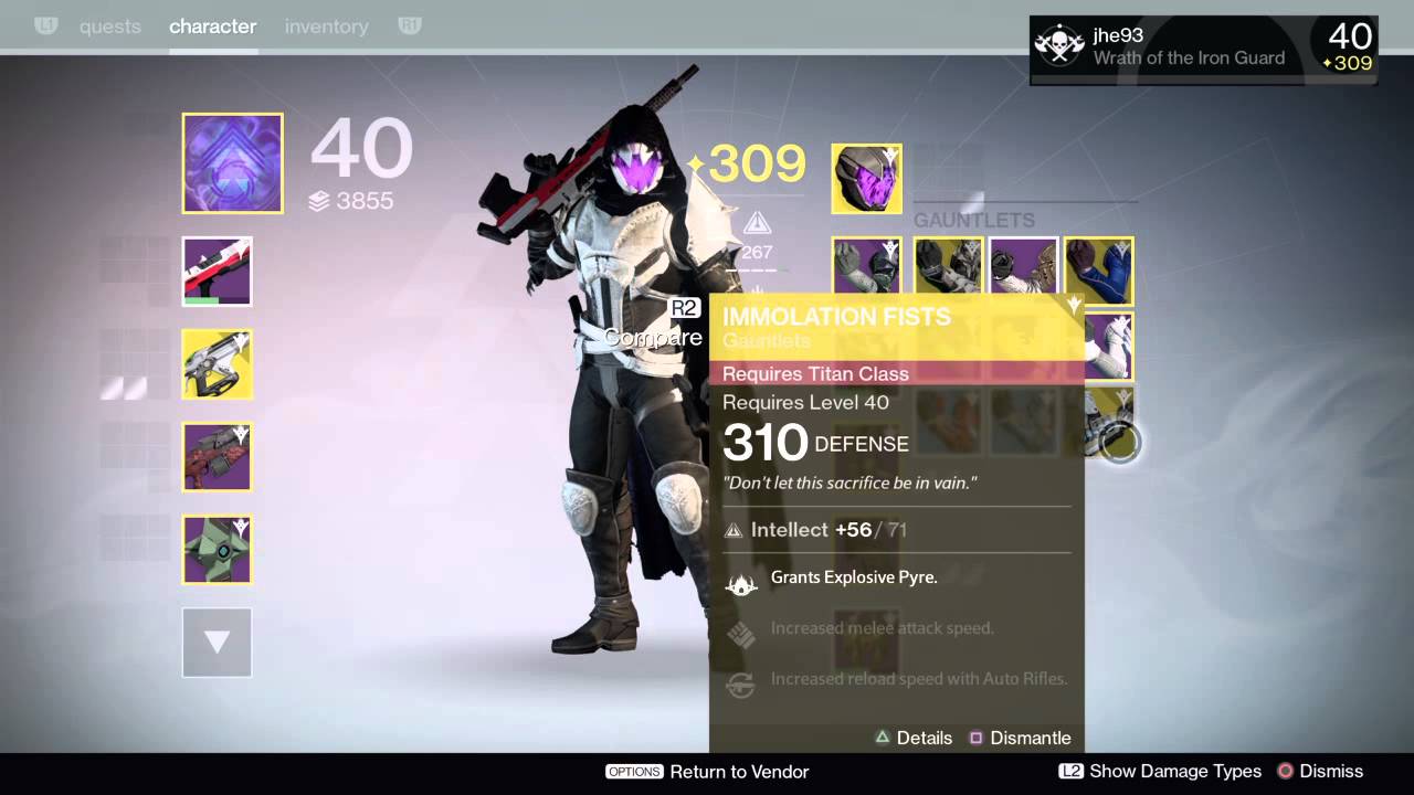 Destiny- Exotic Glitch