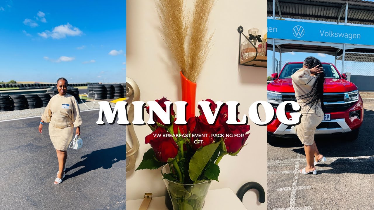Vlog | Volkswagen event, travel preps & more | #southafricanyoutuber