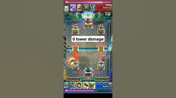 king tower activation from balloon with tornado #clashroyale #youtubeshorts #clashroyaletricks