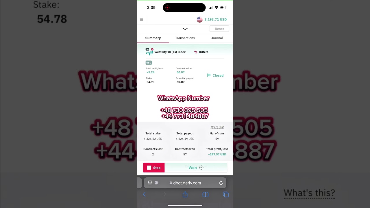 Deriv Bot Trading | Day 3 Profits Unlocked! Bot deriv trading