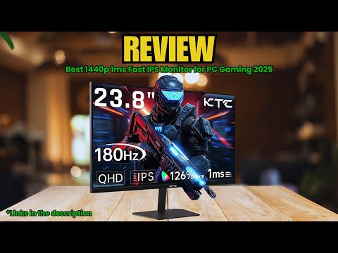 KTC 24 Inch 180Hz QHD Gaming Monitor Review | Best 1440p 1ms Fast