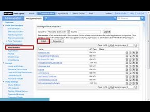 websphere portal training video | IBM websphere portal Online demo tutorial