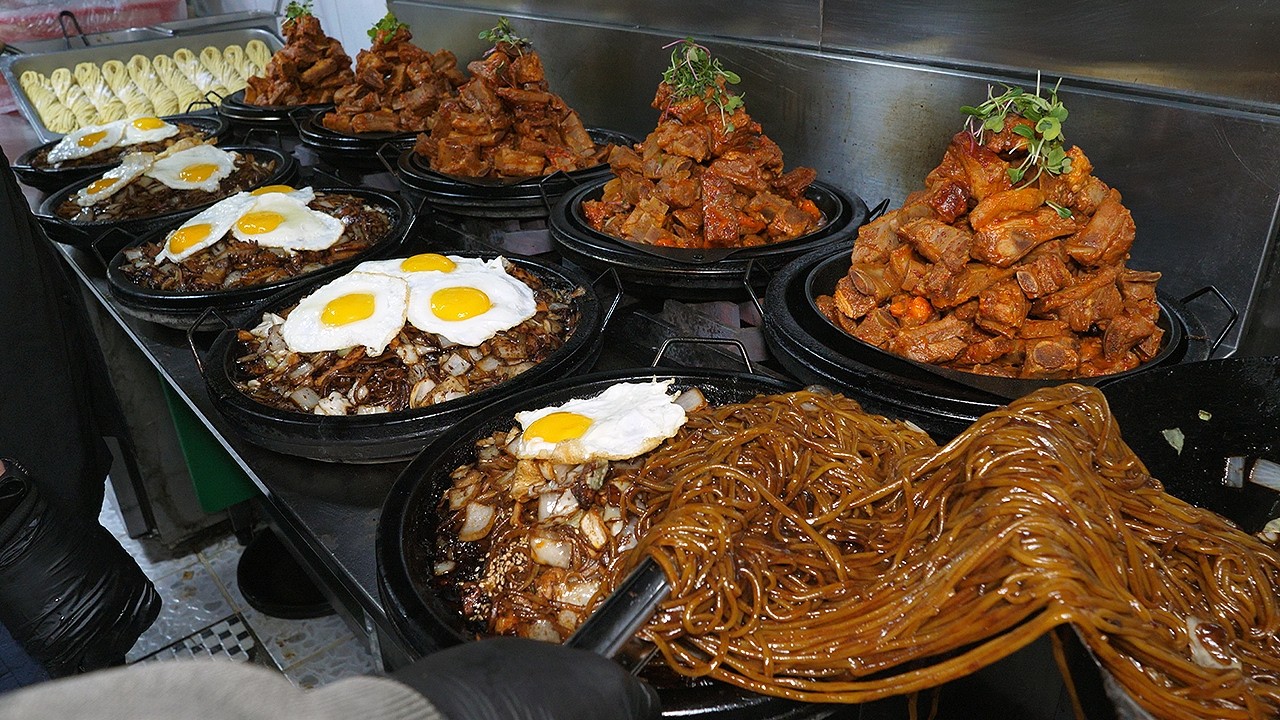 돌판 짜장, 통닭 짜장, 스테이크 트러플 짜장 등 다양한 짜장면 모음 / Unique Black Bean Noodles in korea (Jajangmyeon)