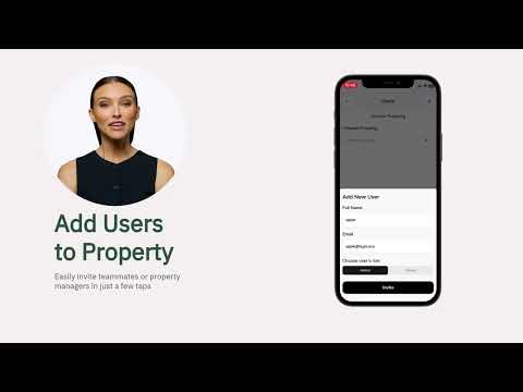 How to add user to a property Mob App