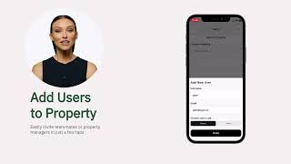 How to add user to a property Mob App screenshot 2
