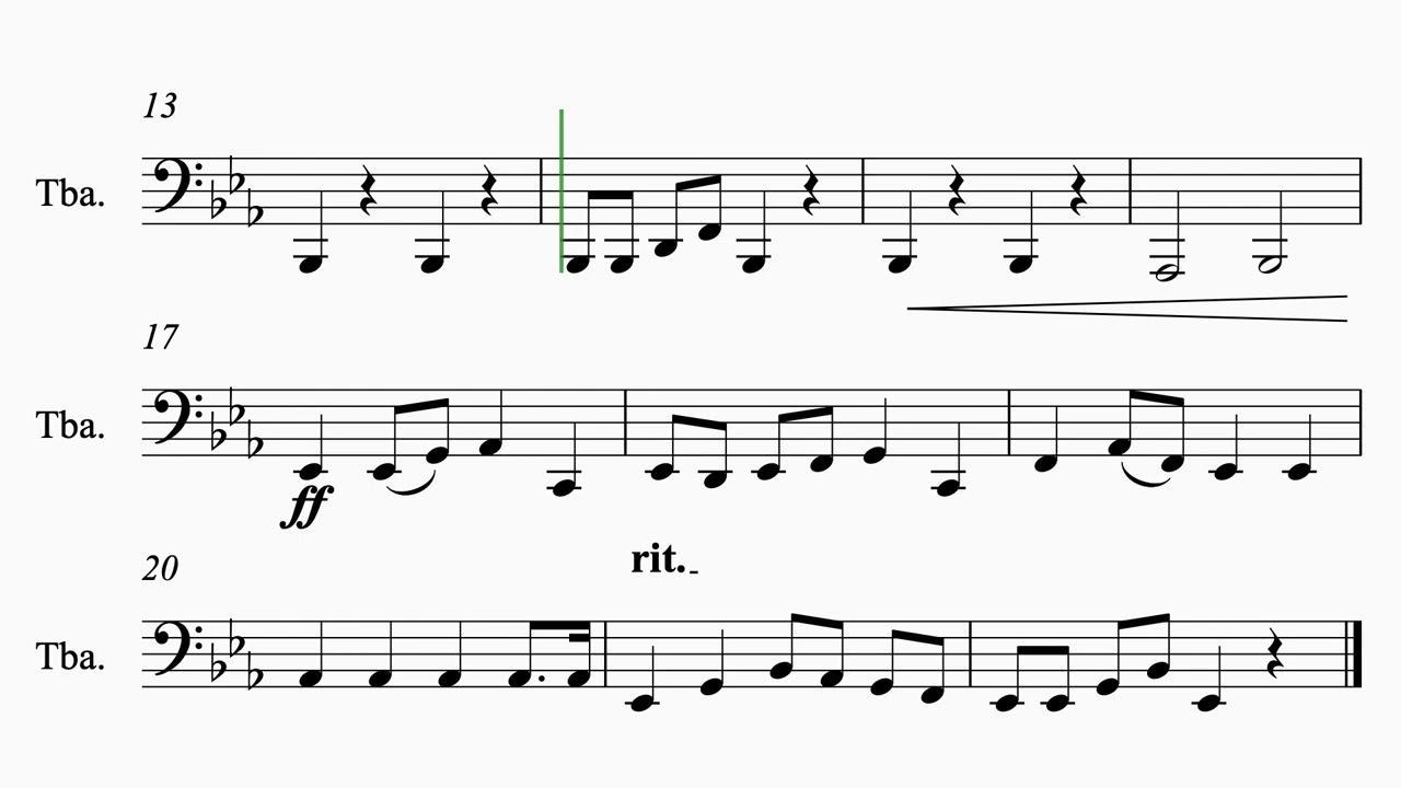 เพลงสรรเสริญพระบารมีปรับปรุง 66 Tuba