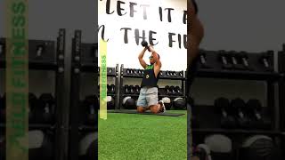 Db Kneeing Curl To Rainbow Press With Hip Extension