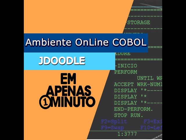 Interpretador COBOL ONLINE - Jdoodle