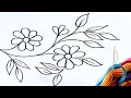 Very Beautiful Hand Embroidery | Simple And Easy Embroidery | Advanced Stitches For Beginners 