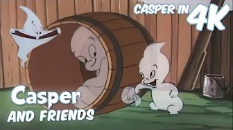 Casper and Spooky Play Hide and Seek! 🫣 👻 | Casper and Friends in 4K | 1 Hour Compilation