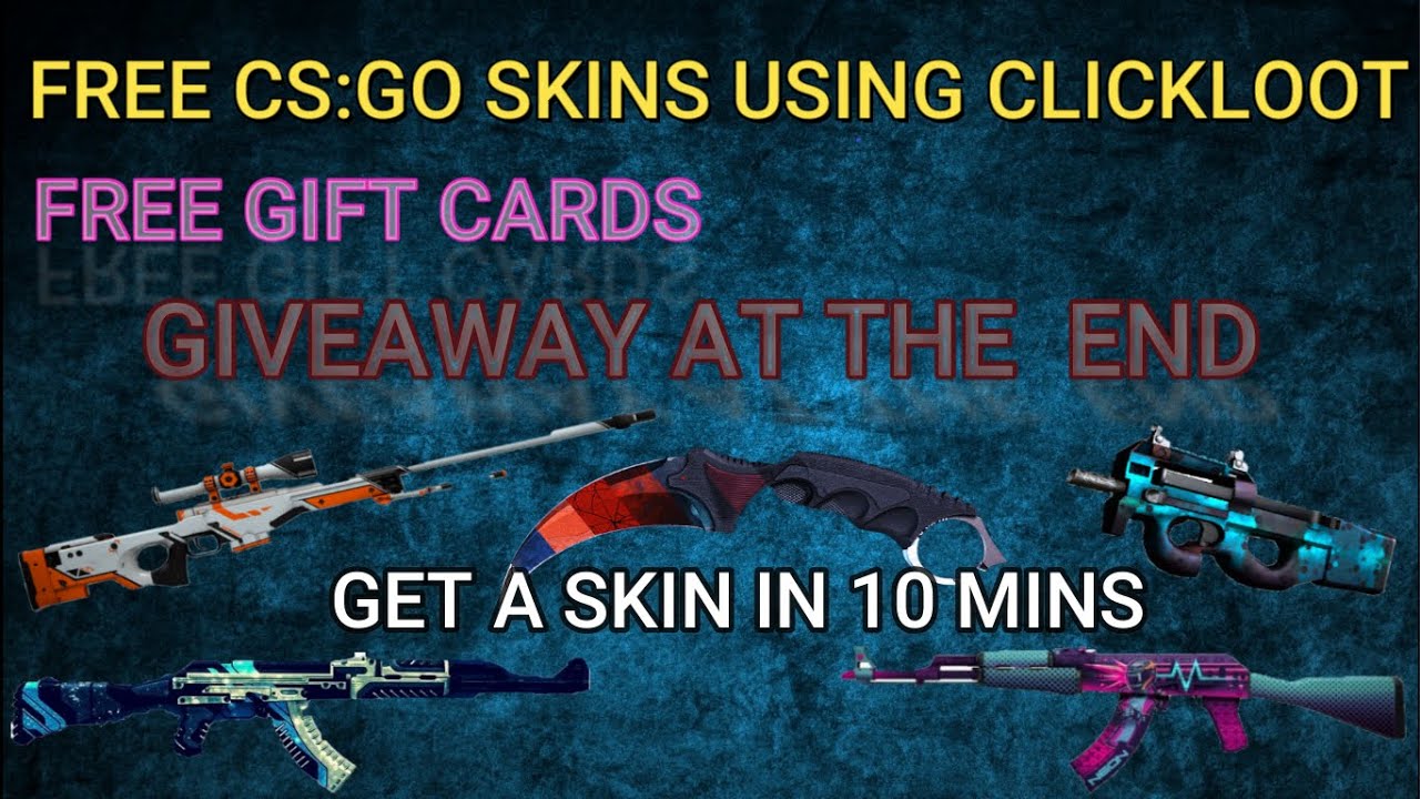 FREE CSGO SKINS/FREE GIFT CARDS (WORKING SINCE 2017TILL