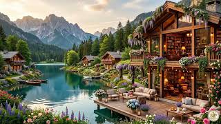 Soft June Summer Jazz 🌞 Outdoor Cafe Ambience with Smooth Jazz Background Music for Stress Relief