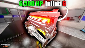 The Most Powerful, SUPERCHARGED I6 Engine! | Automation Game (LCV 4.3)