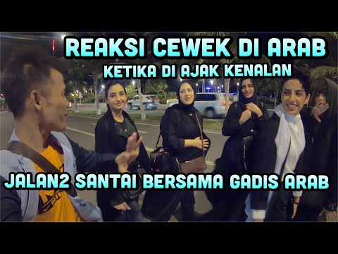 NGOBROL2 DENGAN CEWEK DI ARAB || LIHAT REAKSINYA CEWEK2 ITU |