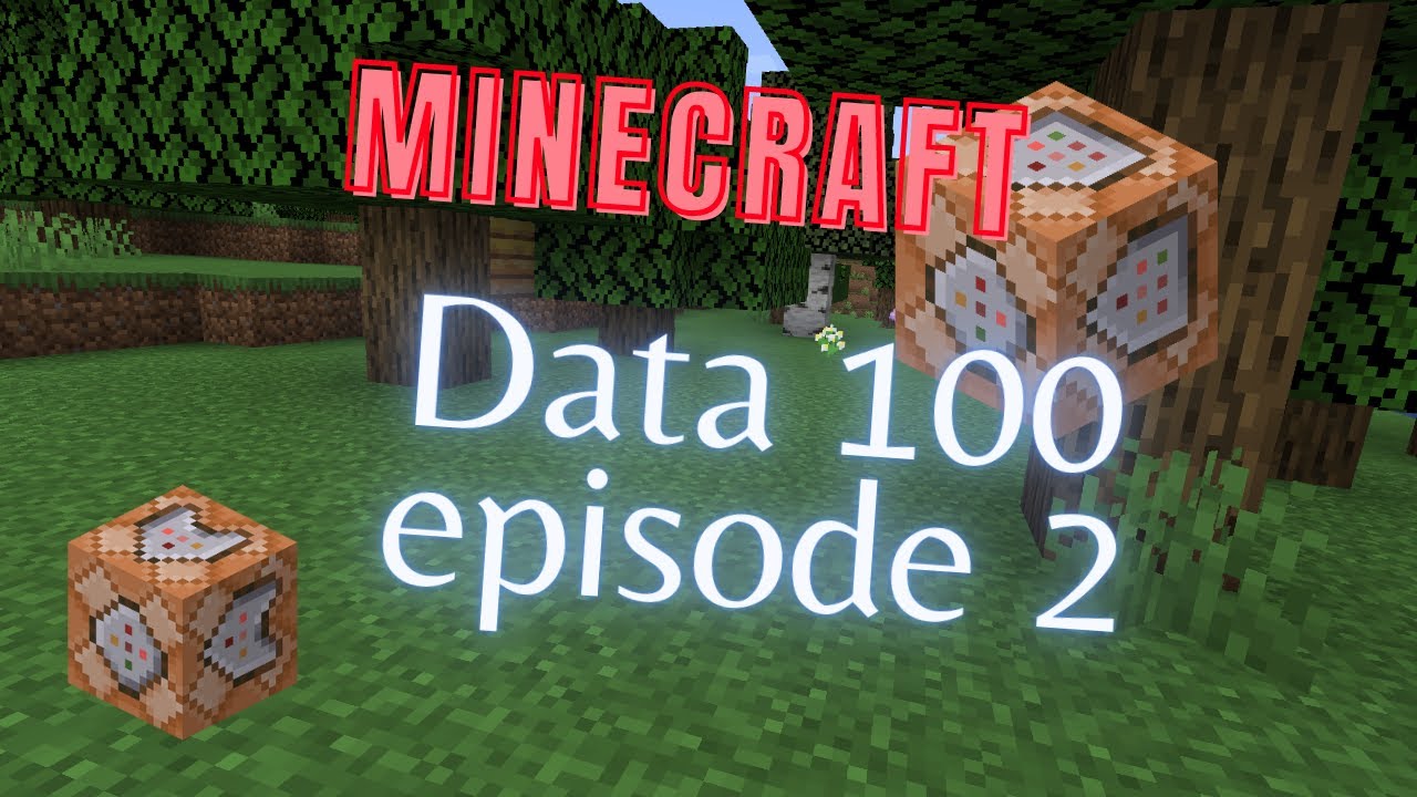 Data 100 : 2 Crafting Your First Minecraft Datapack - YouTube