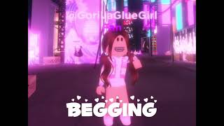 Begging You||Roblox Edit||Strawberries YT||