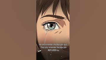 🔥 “No One Remembers the Days You Quit”Lo-Fi Emotional Motivational Short. #motivation #zeroexcuses
