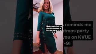 Hannah Rucker Sexy Reporter Showing Off Dress