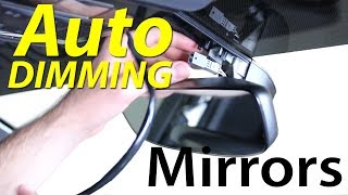 MK7 Auto Dimming Homelink Rear View Mirror DIY