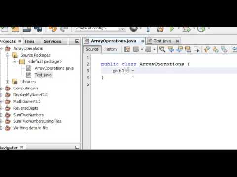 20 creating two java files in netbeans - YouTube