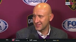 Zydrunas Ilgauskas is honored by the Cavs with his very own bobblehead