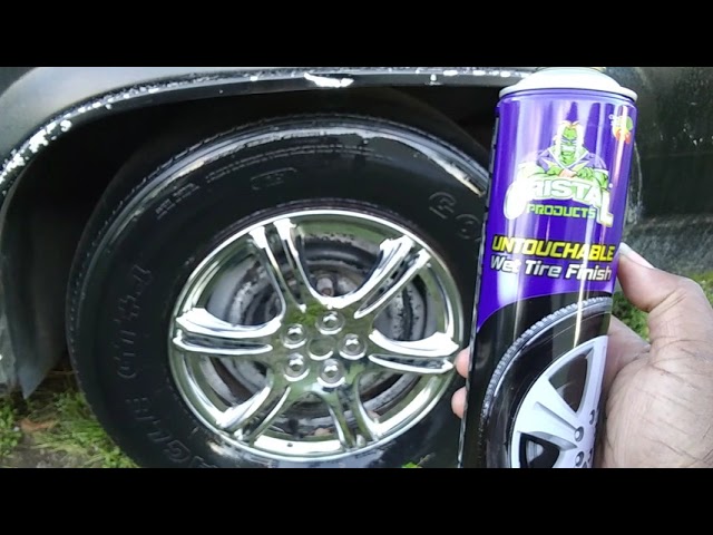  Cristal Products Untouchable Wet Tire Shine (4) : Automotive