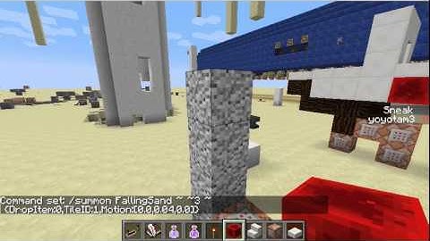 Falling Sand Shrink Ray!!! command block creation