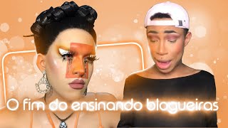 ELA TENTOU ME ENSINAR COM UMA MAKE PIOR QUE A MINHA | Ismeiow