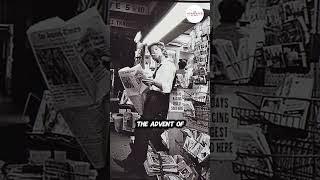 The Birth of Newspapers #newspaper #journalism #history #shorts