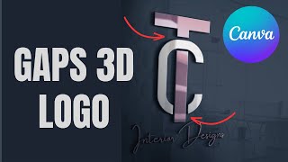 Create  Interlocking Letter LOGO design with Canva  6 Steps