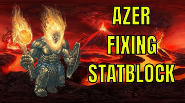 FIXING the Azer Stat-block for Dungeons & Dragons 5E - Monster Manual Remastered 🔴#4k LIVE