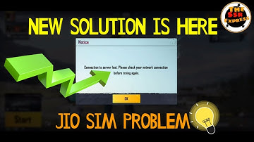 CONNECTION TO SERVER LOST || NOT ENTERING IN GAME || NEW PROBLEM IN BGMI || 100% SOLUTION