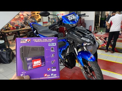Video 1st Y16ZR PAKAI ECU UMA M5 TOP PADU KE???? - youtube