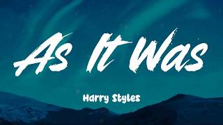 As It Was - Harry Styles (Lyrics)
