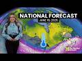 Canada's National Forecast - June 19, 2026 | #weatheram