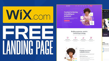 How to Create Free Landing Page on WIX (2025) Step By Step Tutorial