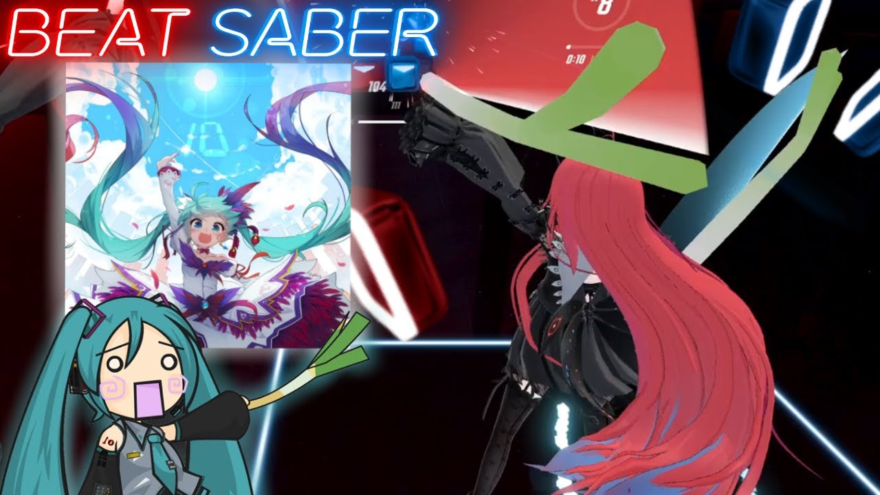 [Beat Saber] Ievan Polkka - Hatsune Miku - Nightcore - VSNS Remix (Expert+)